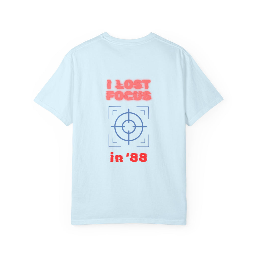 I lost my focus in '88 Tee - Retro Neon Target Graphic T-Shirt