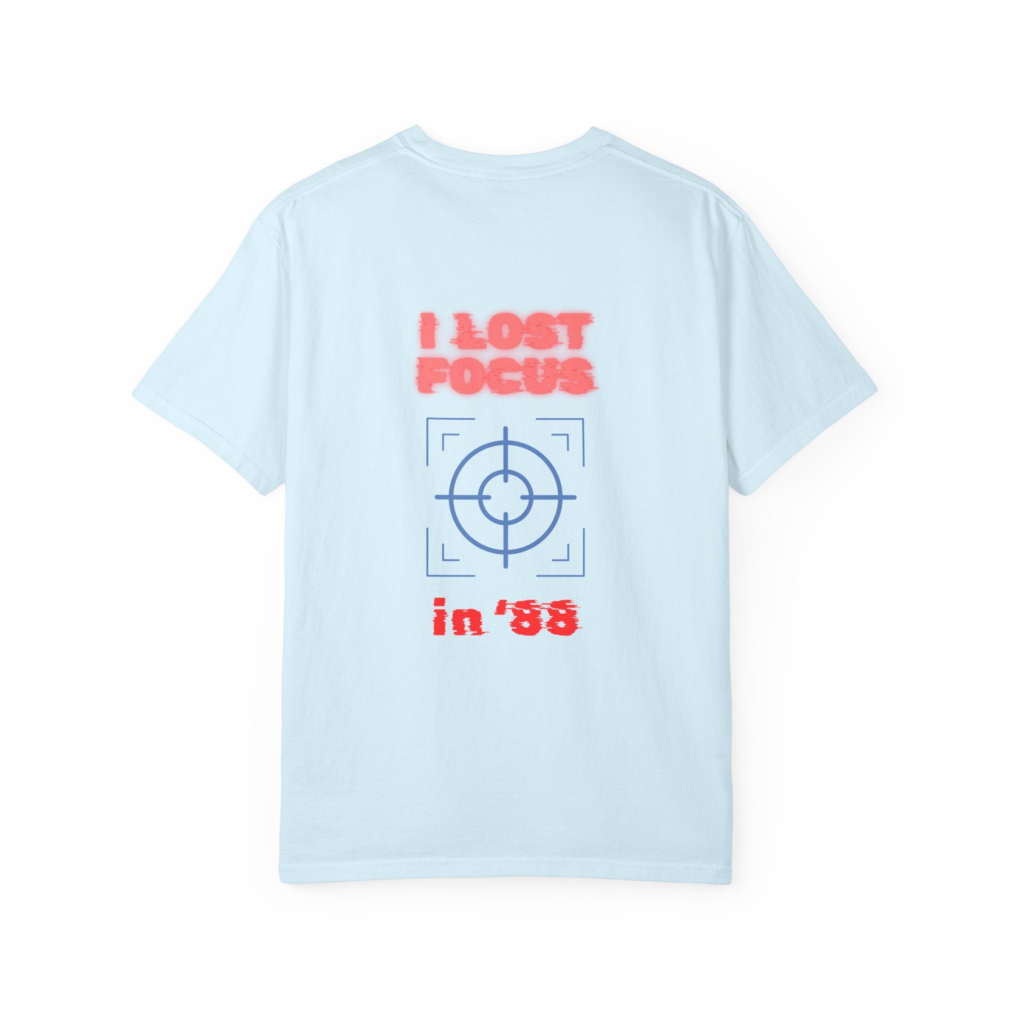 I lost my focus in '88 Tee - Retro Neon Target Graphic T-Shirt