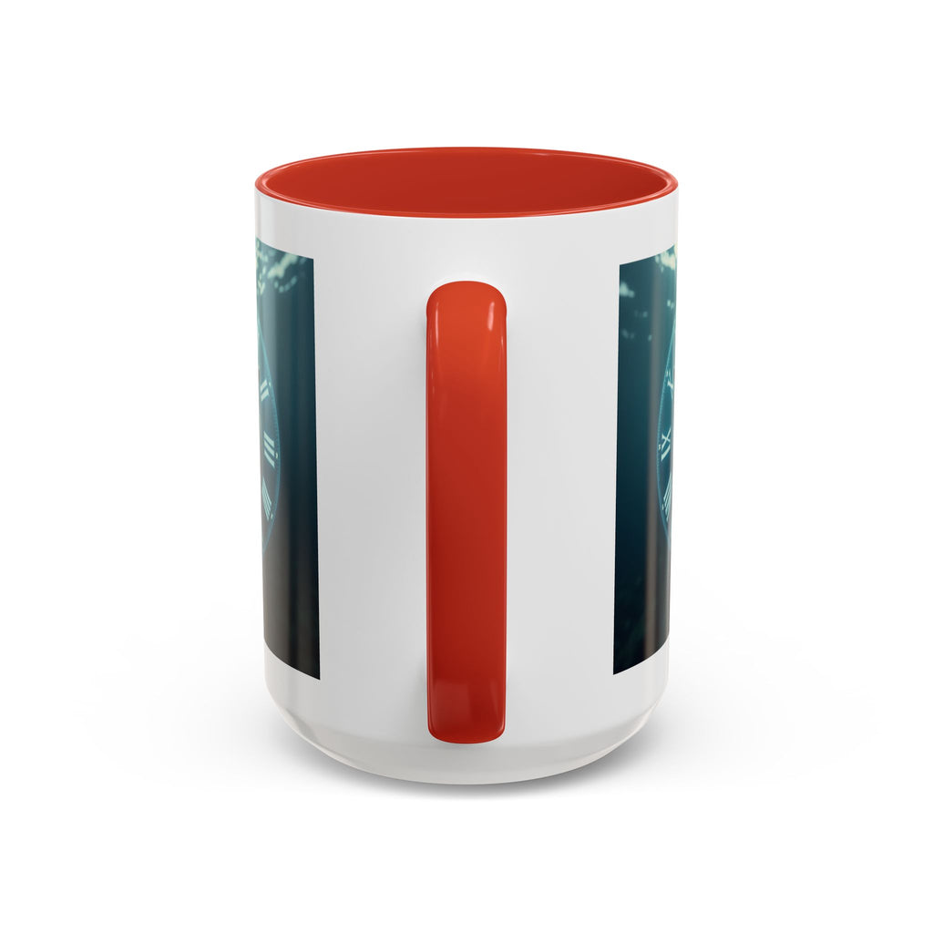 Seal Clock Accent Coffee Mug — Nautical Ocean Animal Coffee Cup (11/15 oz)