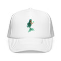 Mermaid Trucker Hat — Cute Teal Mermaid Foam Cap