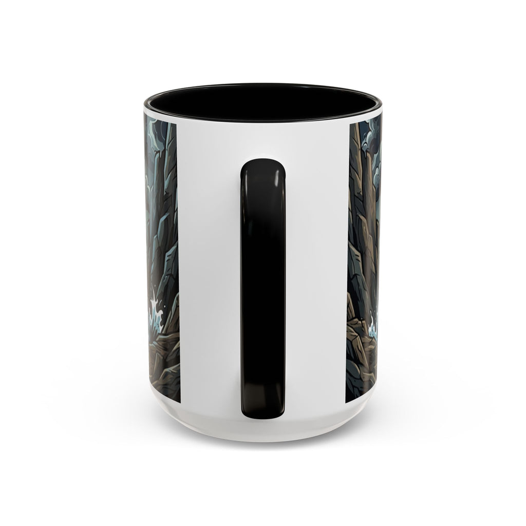 Sea Serpent Attack Coffee Mug — Nautical Storm Art Accent Mug (11/15oz)