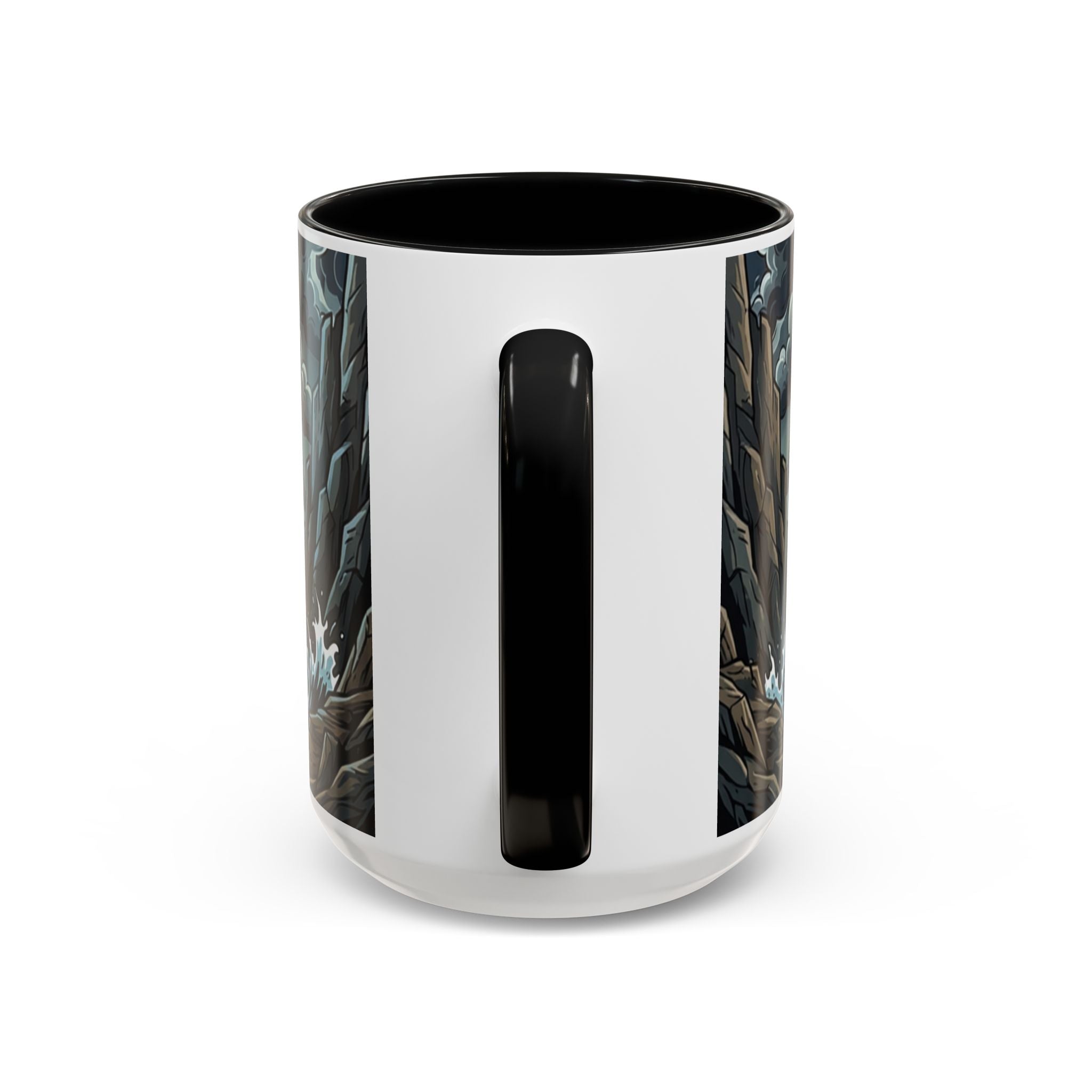 Sea Serpent Attack Coffee Mug — Nautical Storm Art Accent Mug (11/15oz)