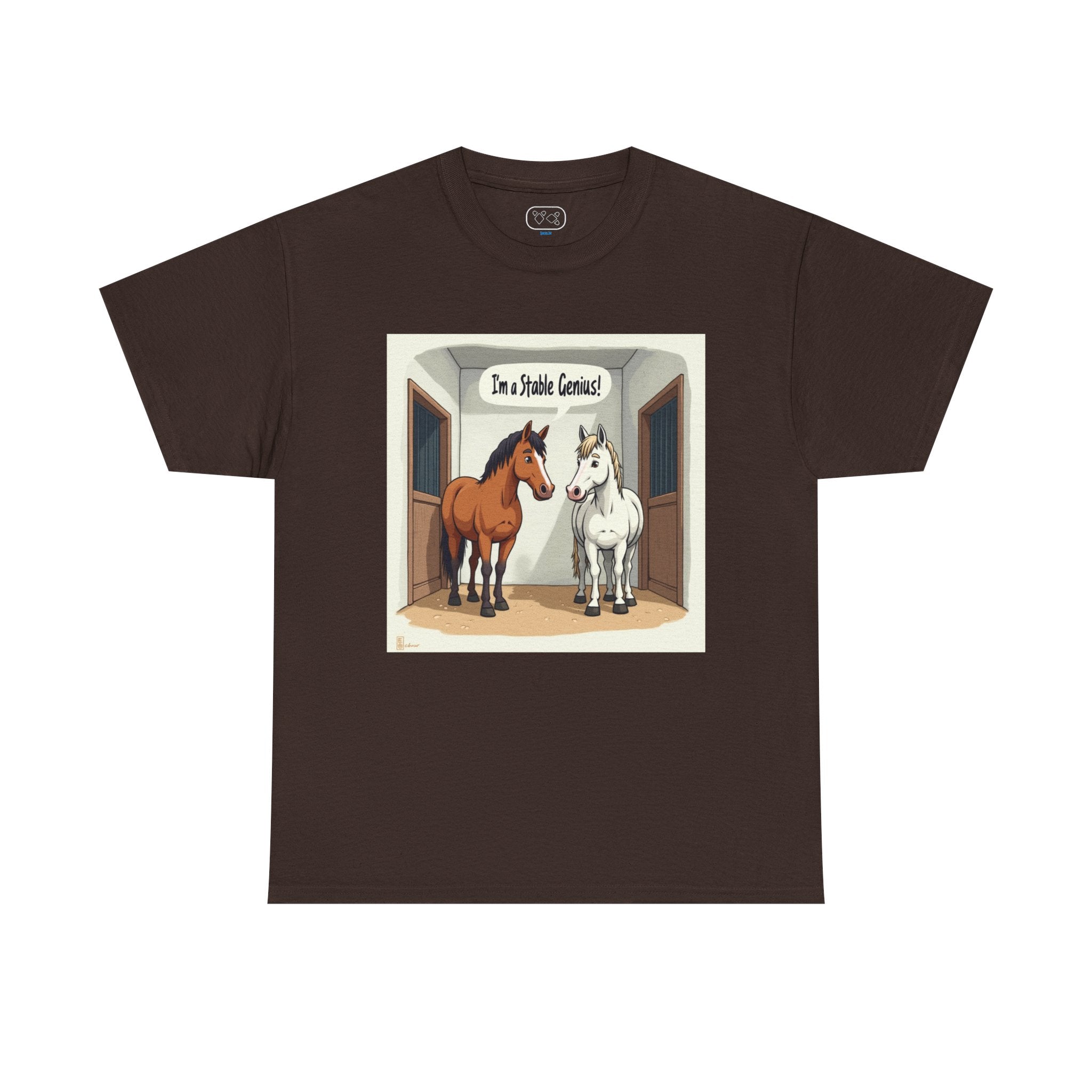 Horse Stable Tee — "I'm Stable Genius" Funny Equestrian T-Shirt