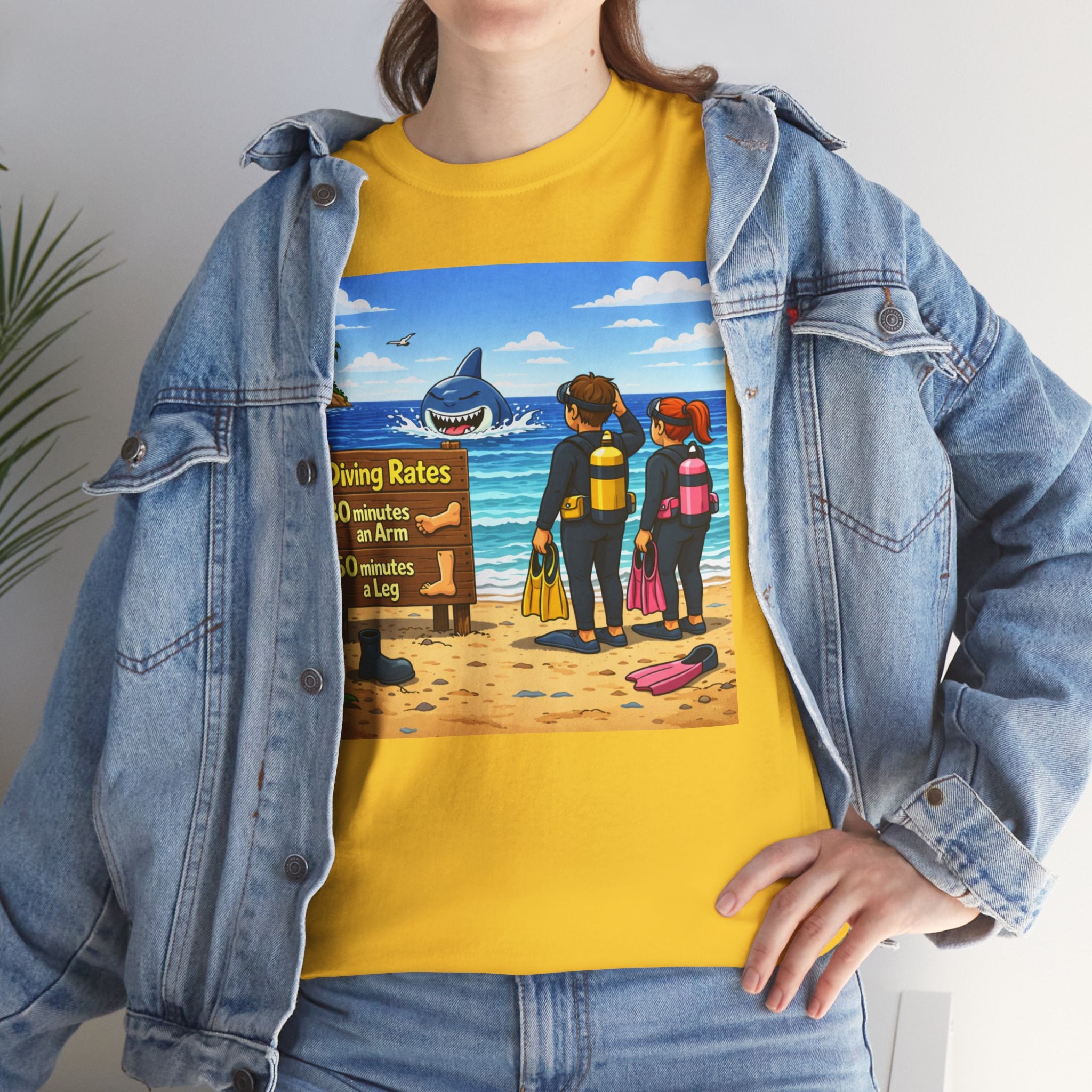 Scuba Divers Ocean Adventure T-Shirt | Underwater Dive Scene