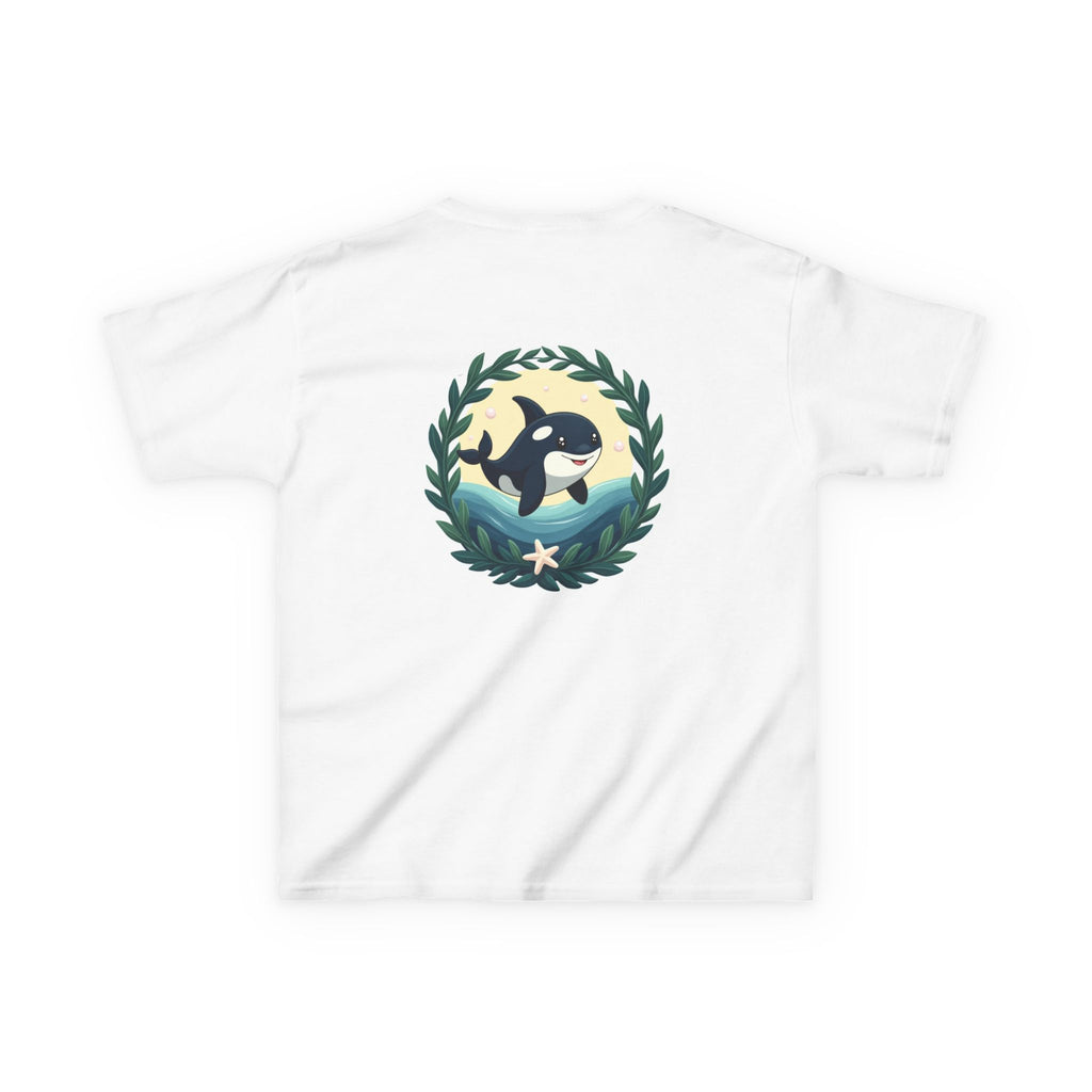 Orca Ocean Kids Tee — Playful Whale Graphic T-Shirt for Children