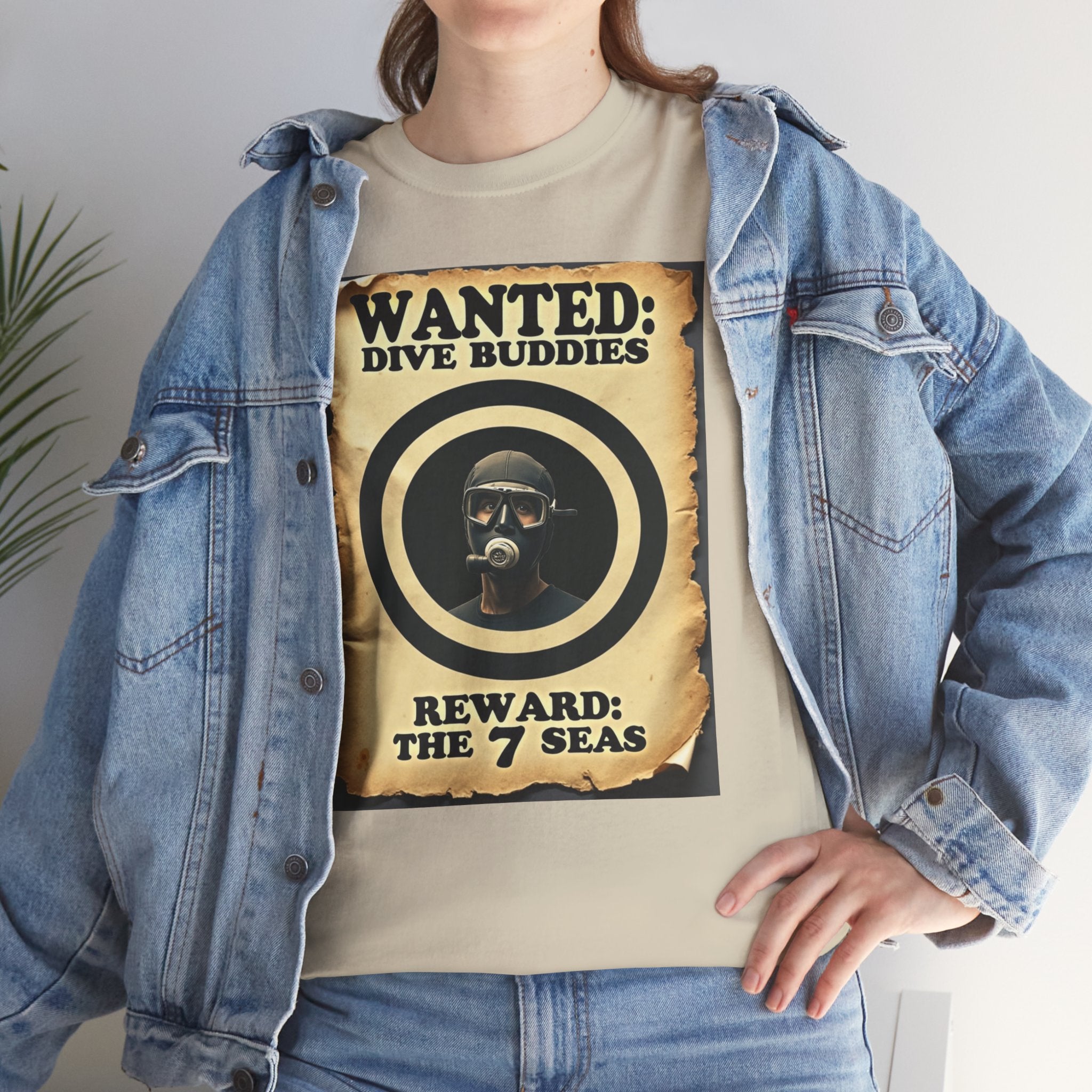 Wanted: Dive Buddies T-Shirt — Vintage Scuba Poster Tee