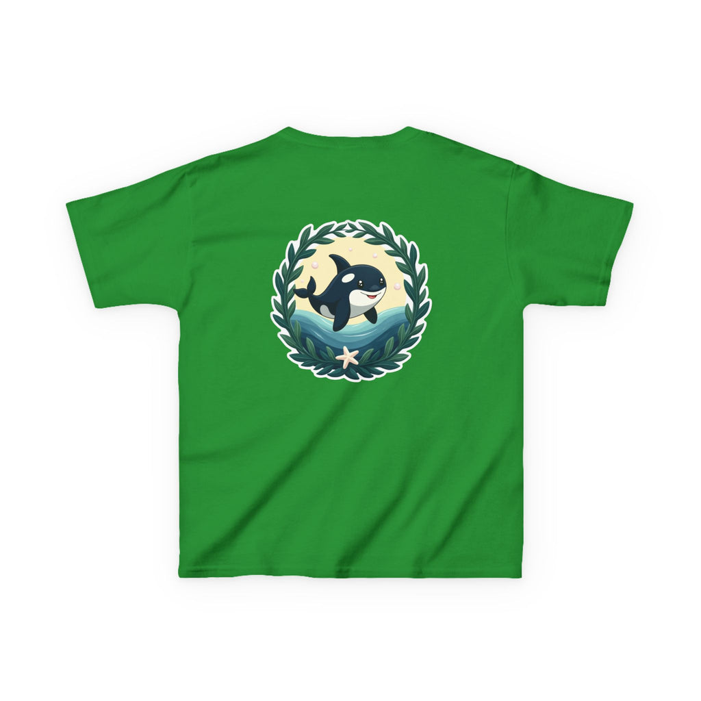 Orca Ocean Kids Tee — Playful Whale Graphic T-Shirt for Children
