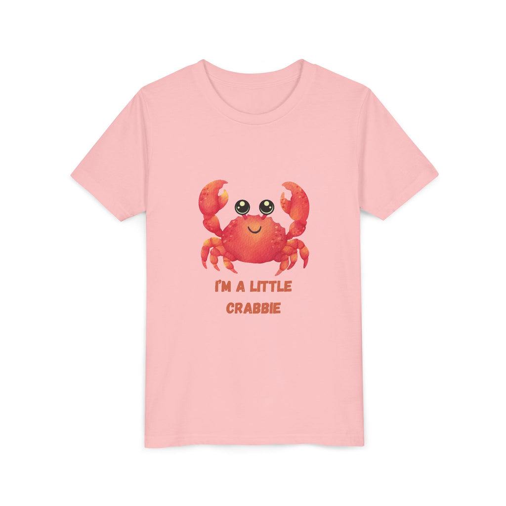 Kids Crab Tee — Cute Red Crab "I'm a Little Crabbie" Youth Shirt