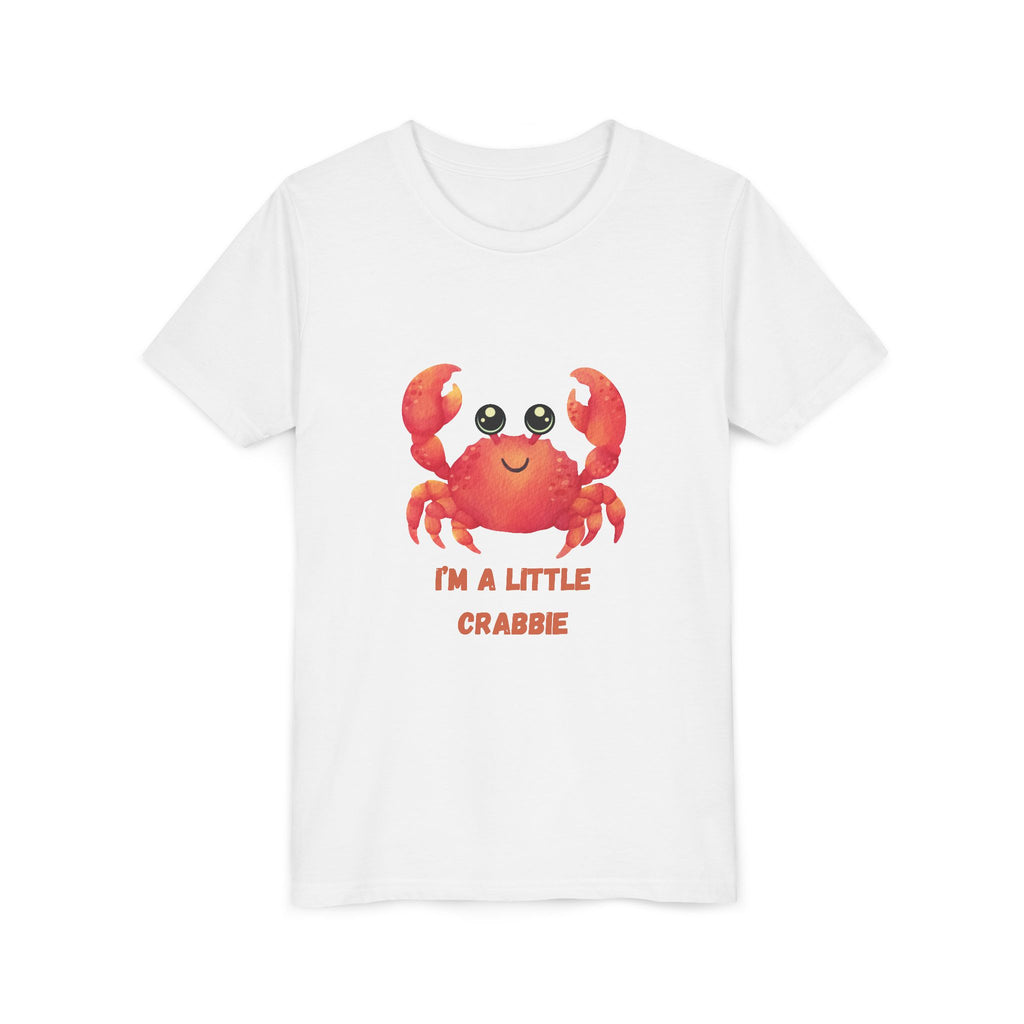 Kids Crab Tee — Cute Red Crab "I'm a Little Crabbie" Youth Shirt