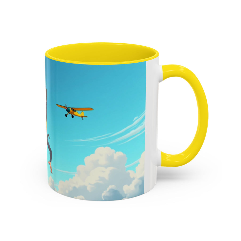 Skydiver Coffee Mug — Funny "Oh Shit! Wrong Kit!" Aviation Mug