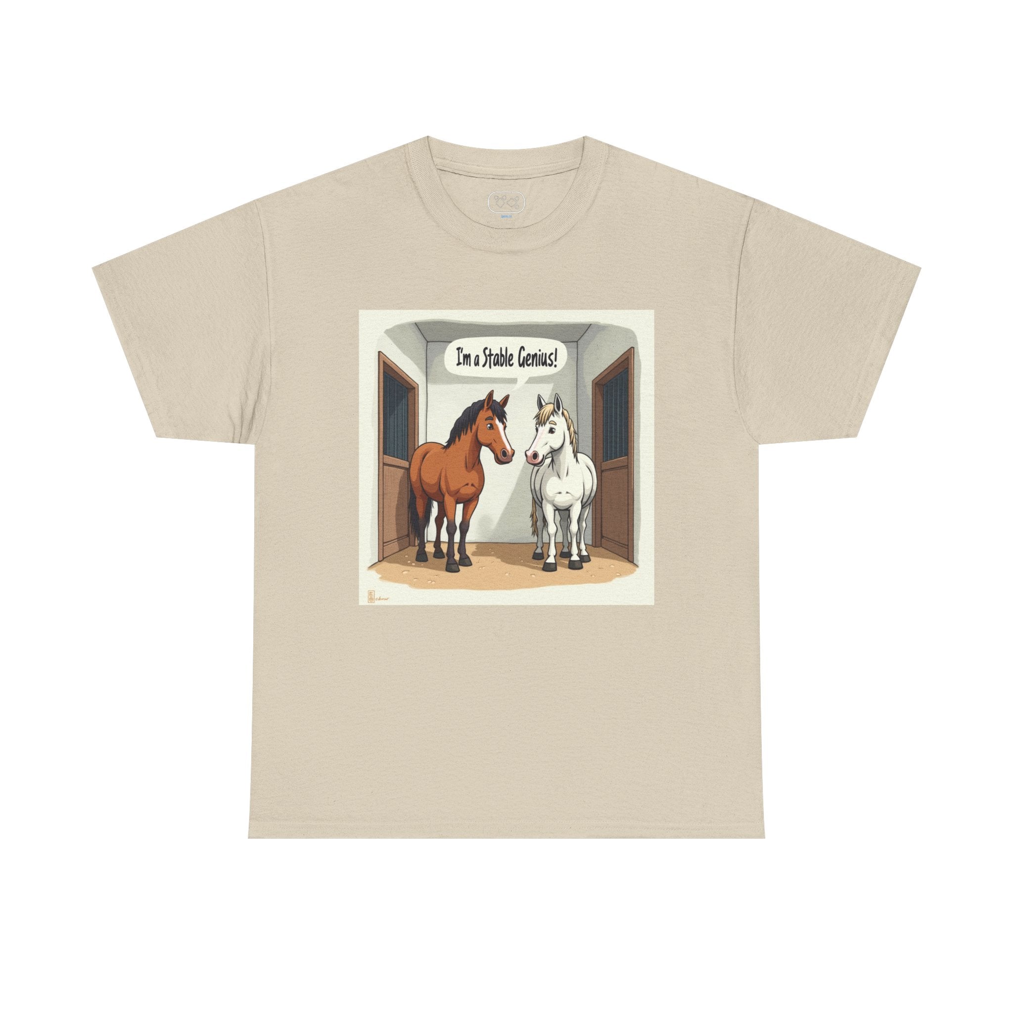 Horse Stable Tee — "I'm Stable Genius" Funny Equestrian T-Shirt