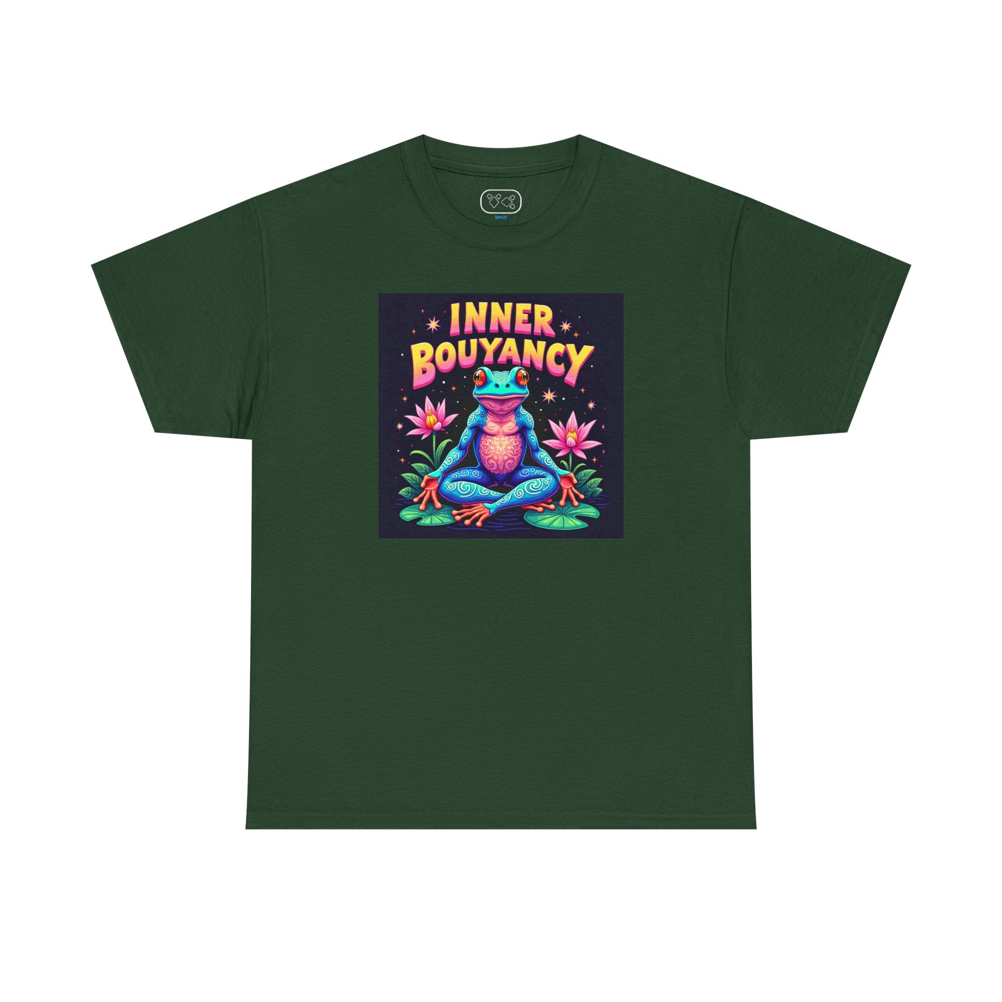 Meditating Frog T-Shirt — 'Good Buoyancy' Zen Frog Tee