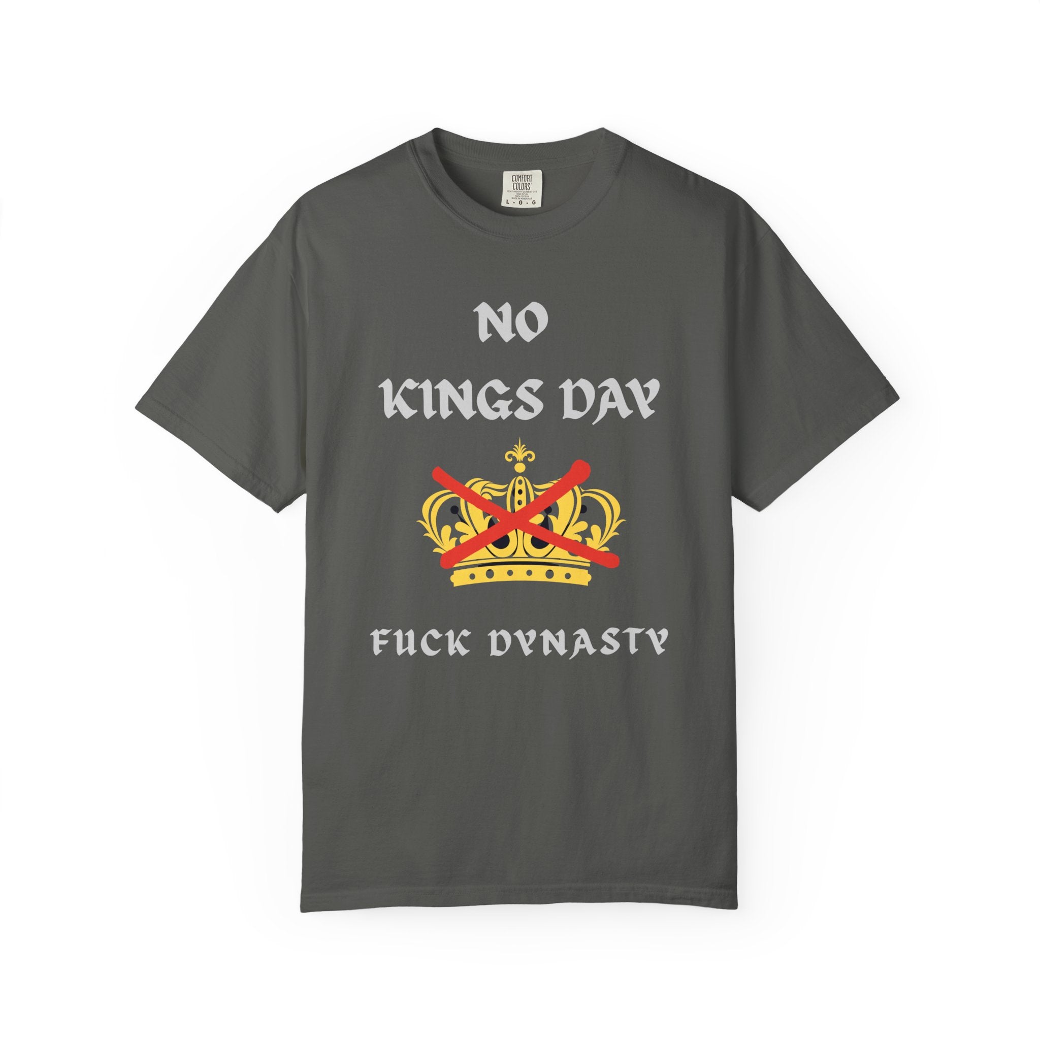 No Kings Day Tee — Anti-Monarchy Graphic T-Shirt ("No Kings Day")