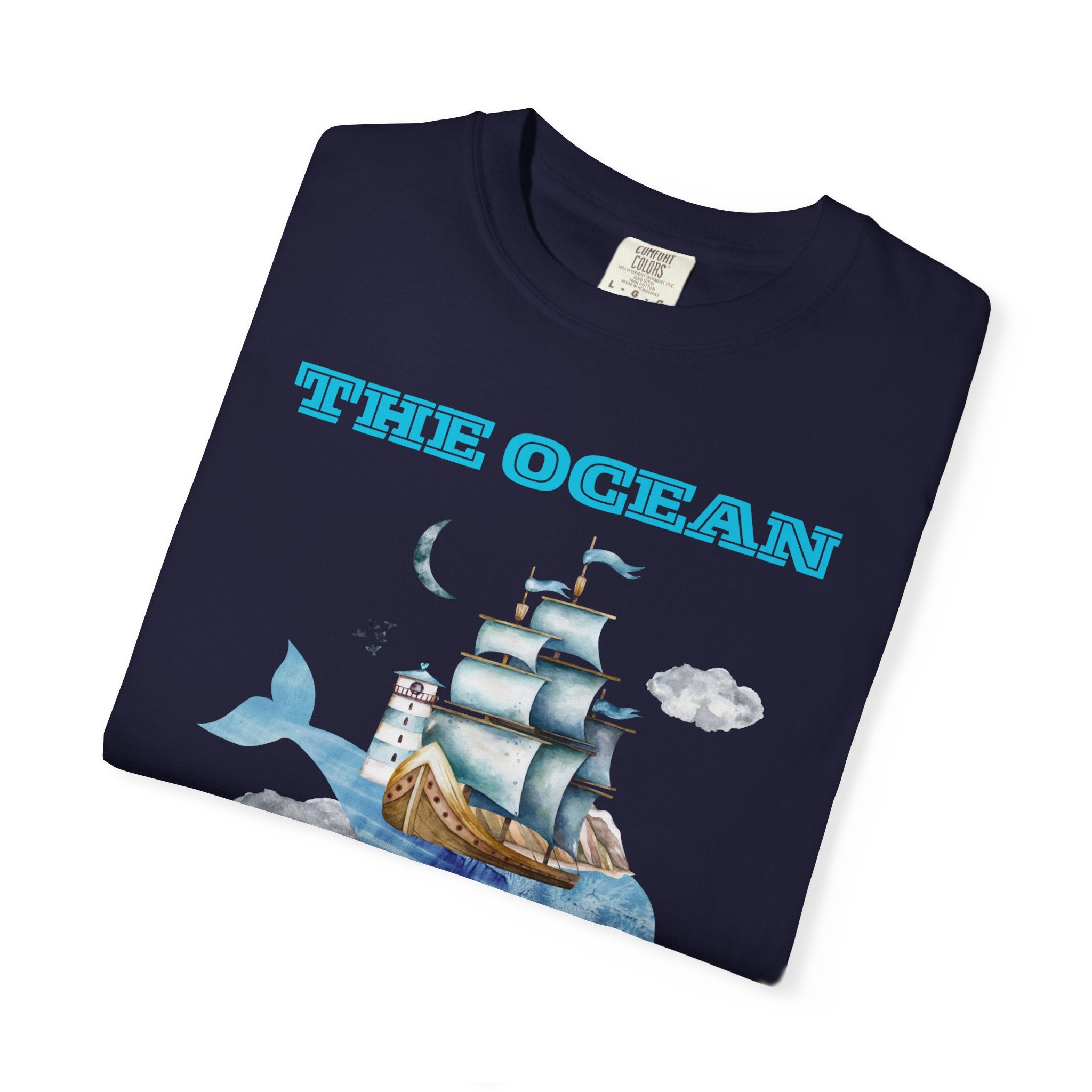 The Ocean Tee — 'Where Wet Dreams Happen' Nautical Graphic T‑Shirt
