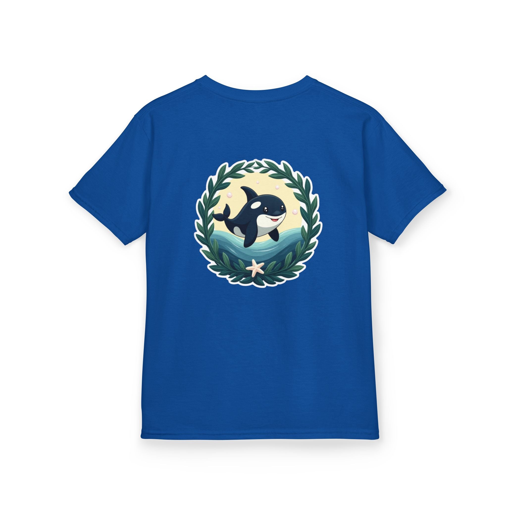 Orca Ocean Kids Tee — Playful Whale Graphic T-Shirt for Children