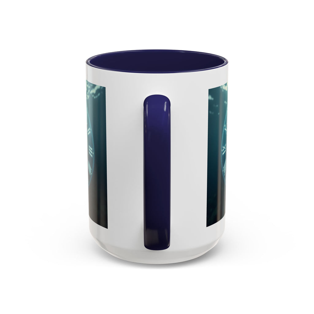 Seal Clock Accent Coffee Mug — Nautical Ocean Animal Coffee Cup (11/15 oz)