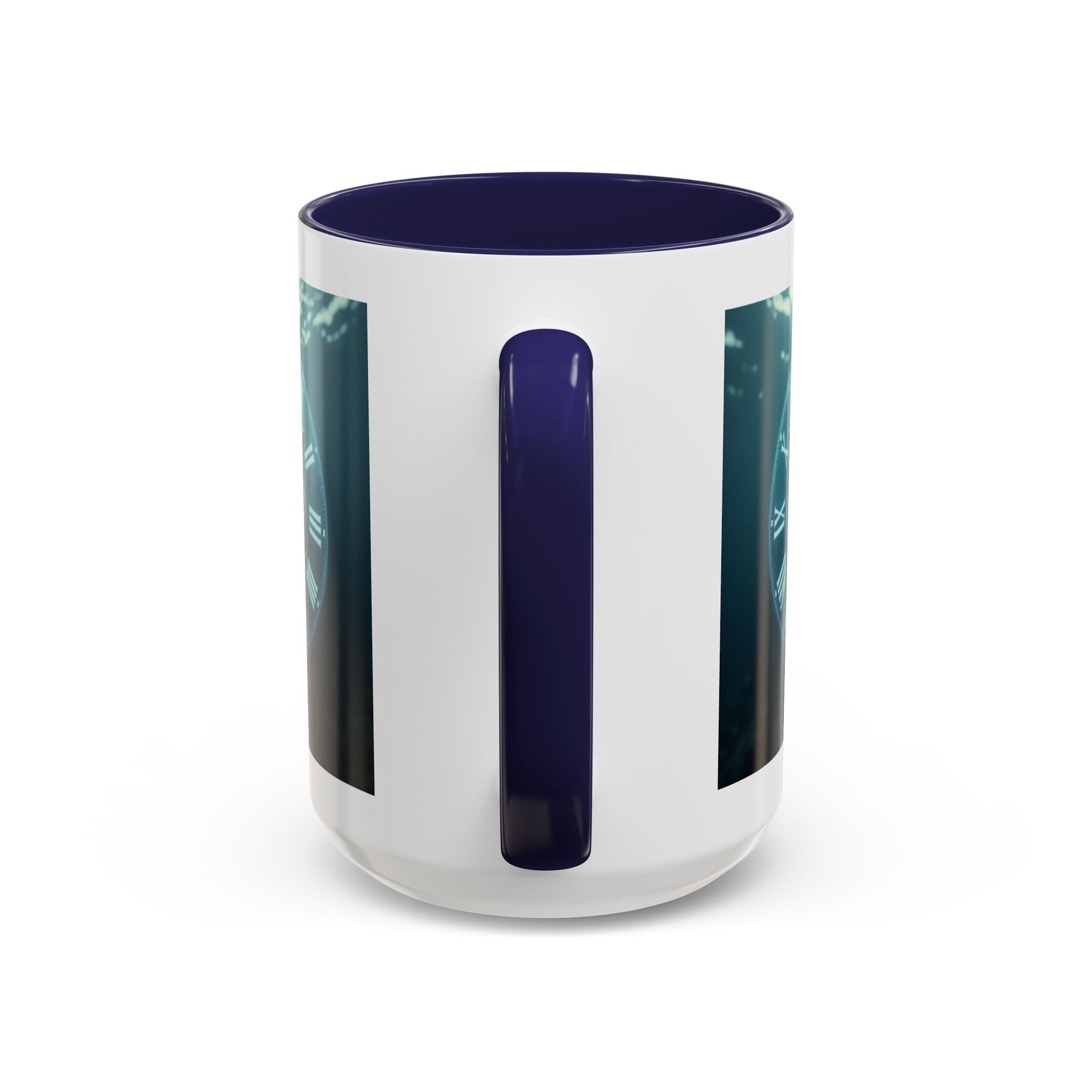 Seal Clock Accent Coffee Mug — Nautical Ocean Animal Coffee Cup (11/15 oz)
