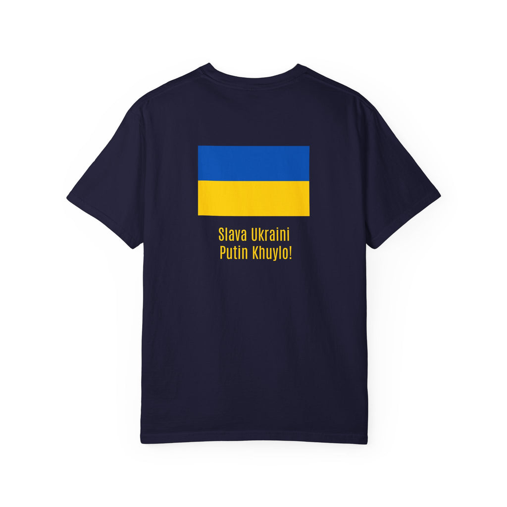 Ukraine Flag Tee — "Slava Ukraini, Pishov v Putin" Support Shirt