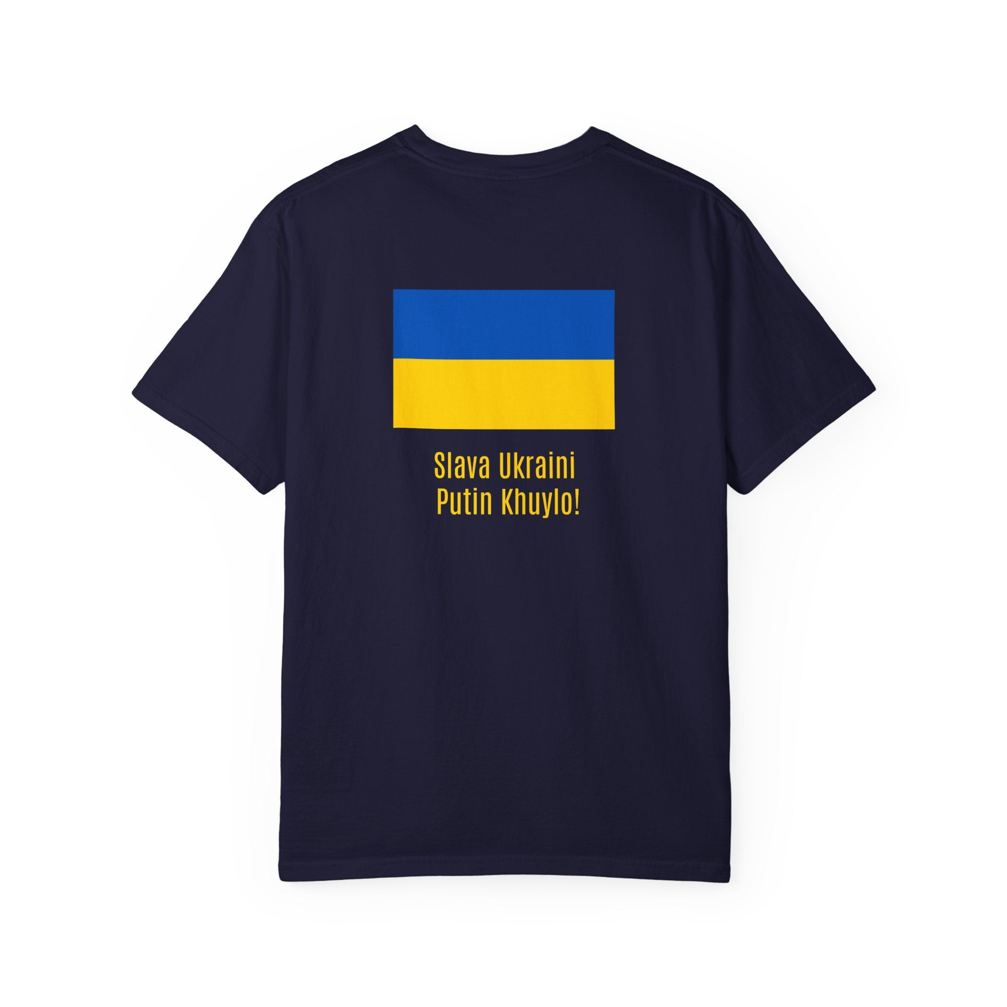 Ukraine Flag Tee — "Slava Ukraini, Pishov v Putin" Support Shirt