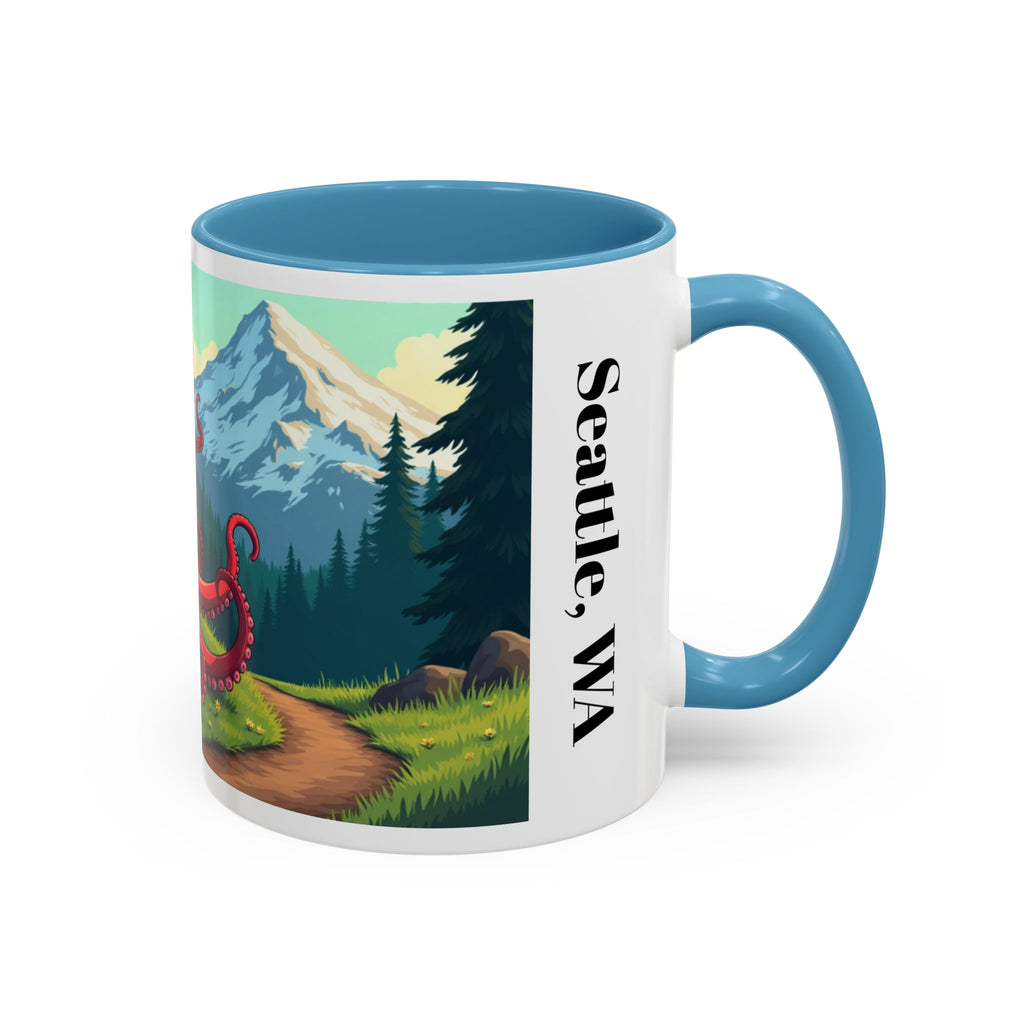 Coffee Mug — Seattle Octopus Scenic Accent Mug (11/15oz)