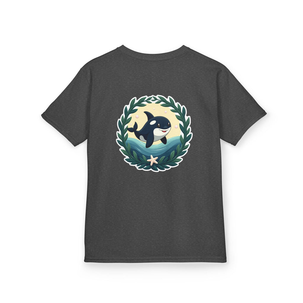 Orca Ocean Kids Tee — Playful Whale Graphic T-Shirt for Children