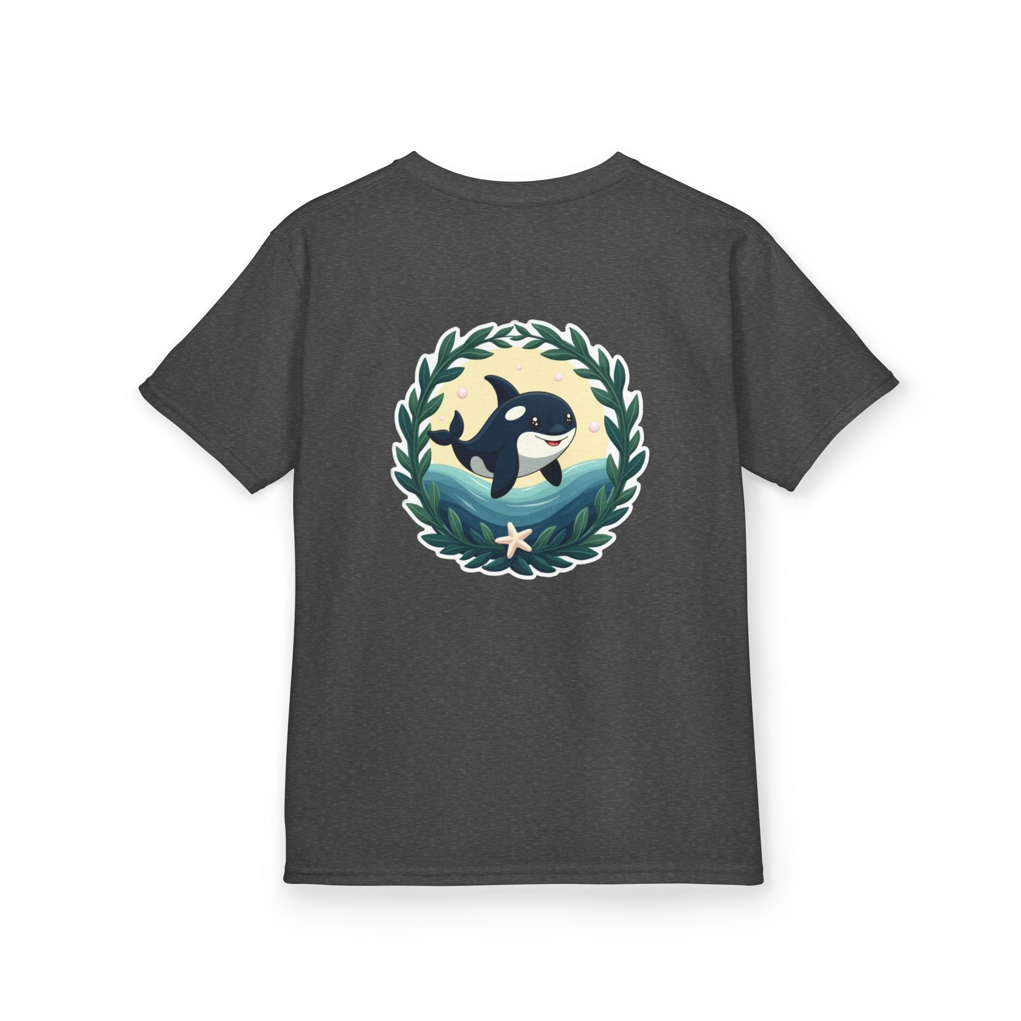 Orca Ocean Kids Tee — Playful Whale Graphic T-Shirt for Children