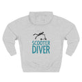 Scooter Diver Hoodie - Scuba Scooter Diving Graphic Fleece Pullover