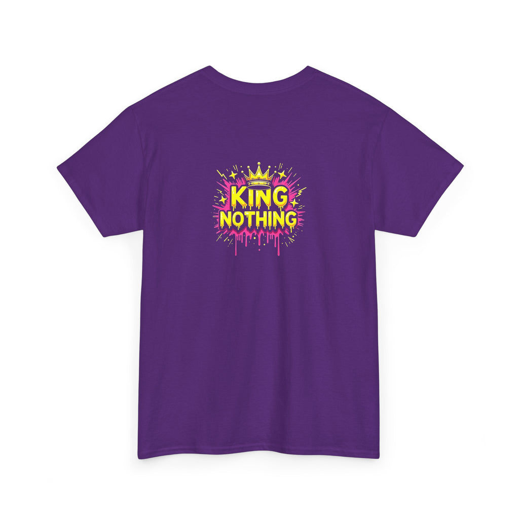 King of Nothing Graphic Tee – Neon Crown Streetwear T‑Shirt