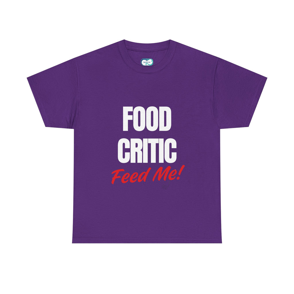 Food Critic Graphic Tee – Funny Foodie Shirt | Species Ink