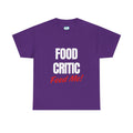 Food Critic Graphic Tee – Funny Foodie Shirt | Species Ink