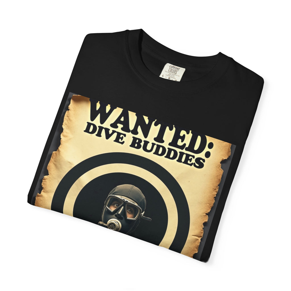 Wanted: Dive Buddies T-Shirt — Vintage Scuba Poster Tee