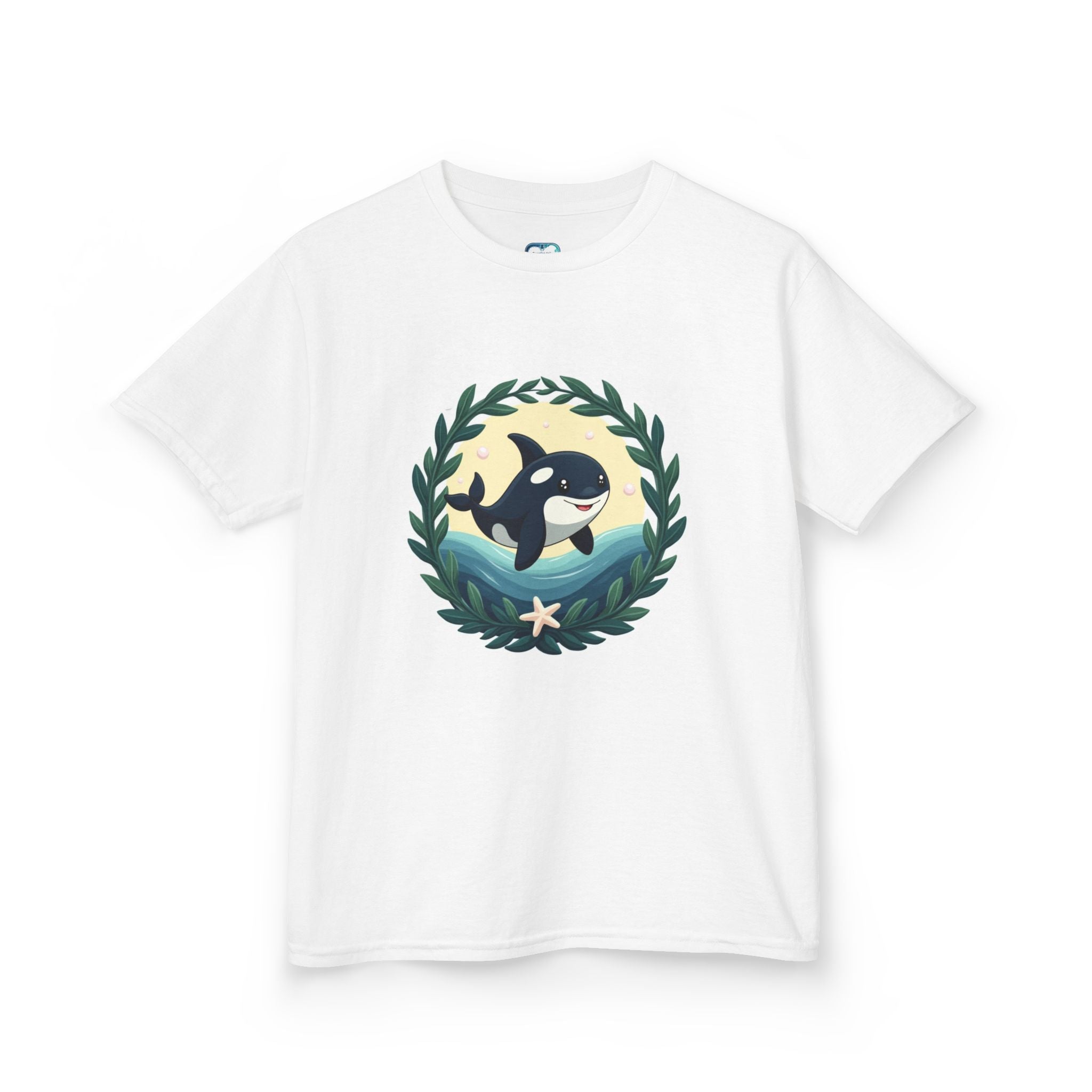 Orca Ocean Kids Tee — Playful Whale Graphic T-Shirt for Children