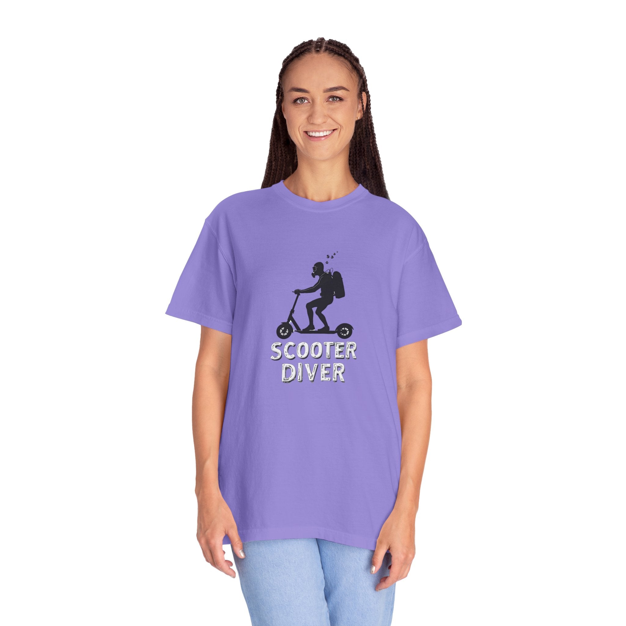 Scooter Diver T‑Shirt — Novelty Scooter Rider Tee