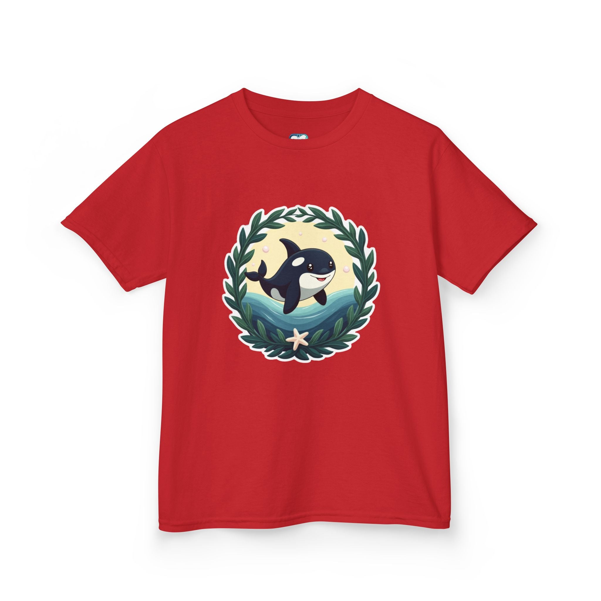 Orca Ocean Kids Tee — Playful Whale Graphic T-Shirt for Children