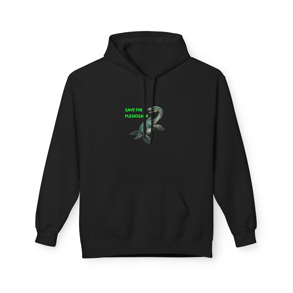 Save the Plesiosaur Hoodie — Vintage Marine Dino Graphic
