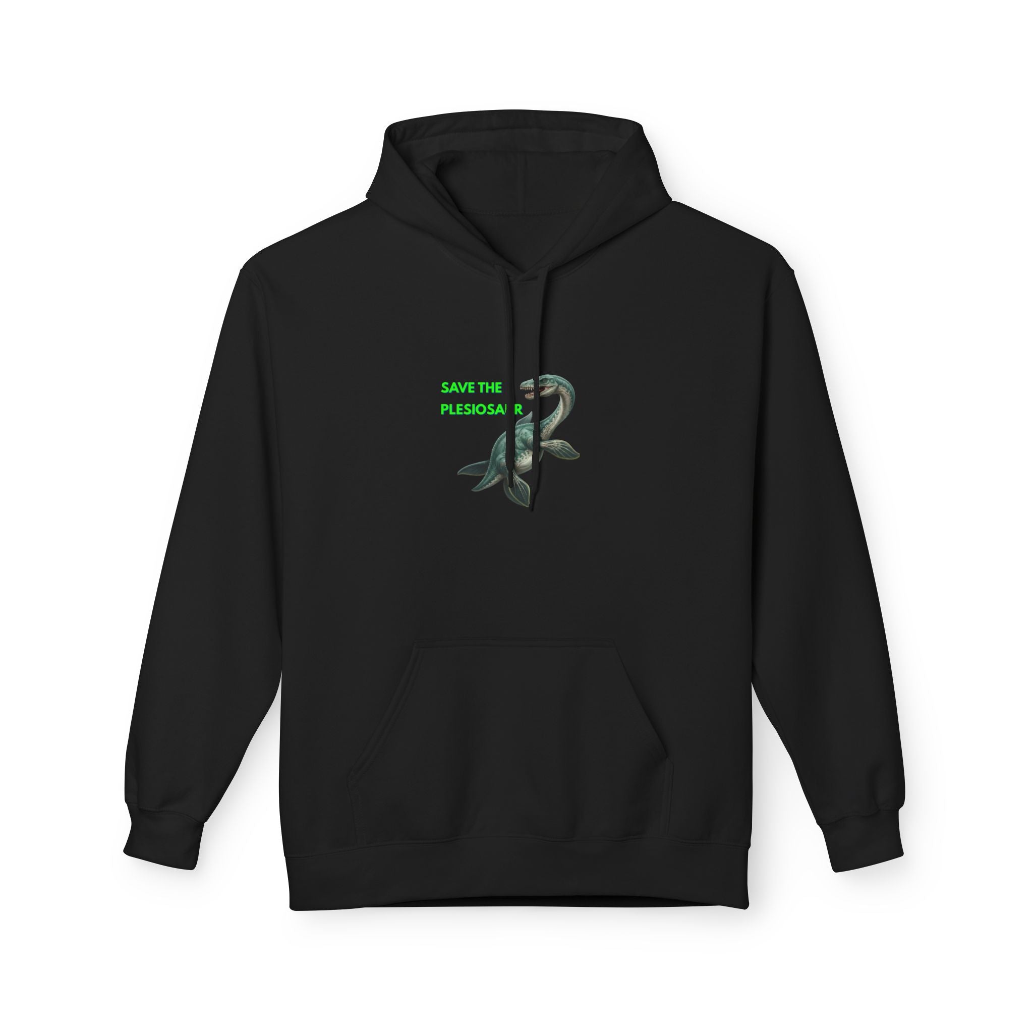 Save the Plesiosaur Hoodie — Vintage Marine Dino Graphic