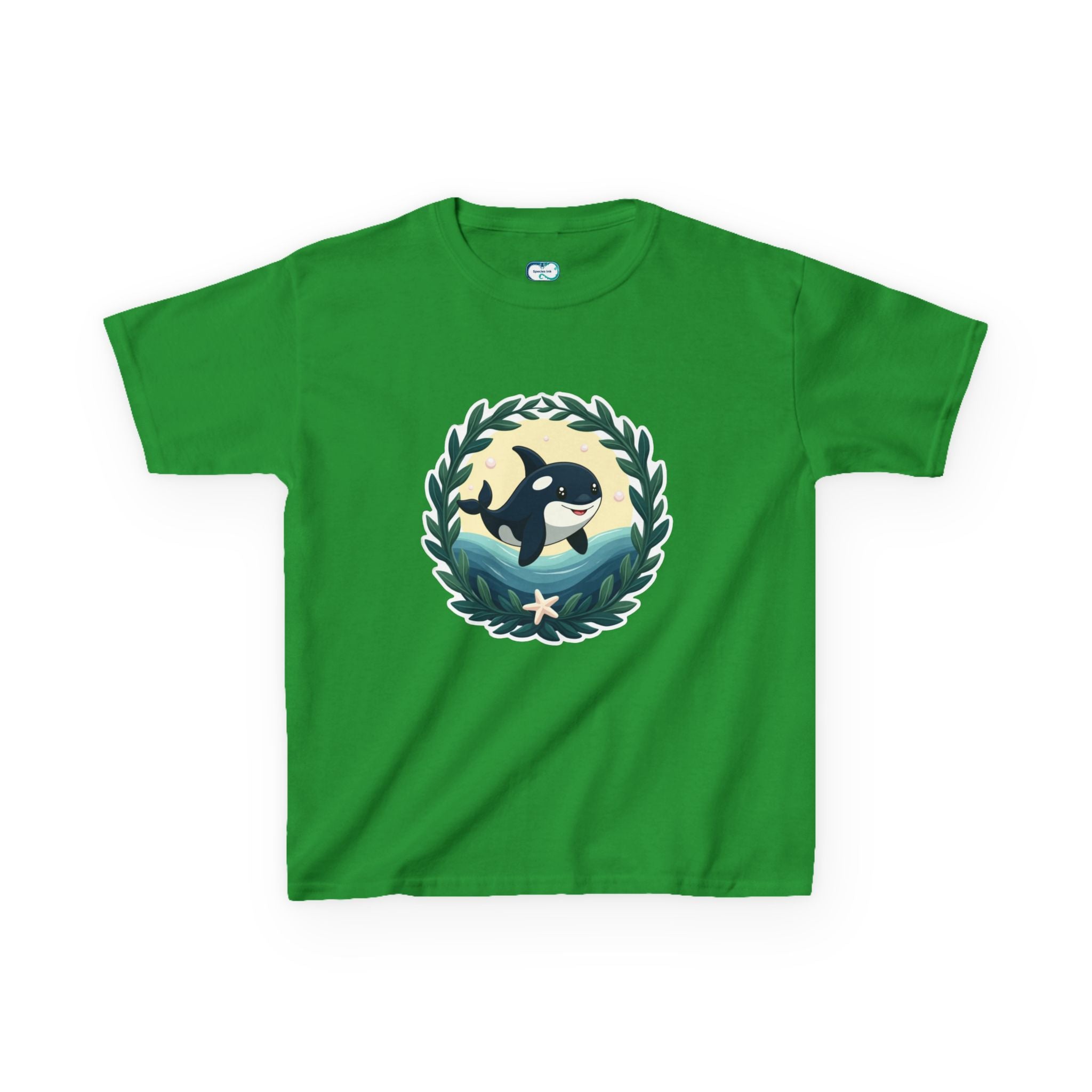 Orca Ocean Kids Tee — Playful Whale Graphic T-Shirt for Children