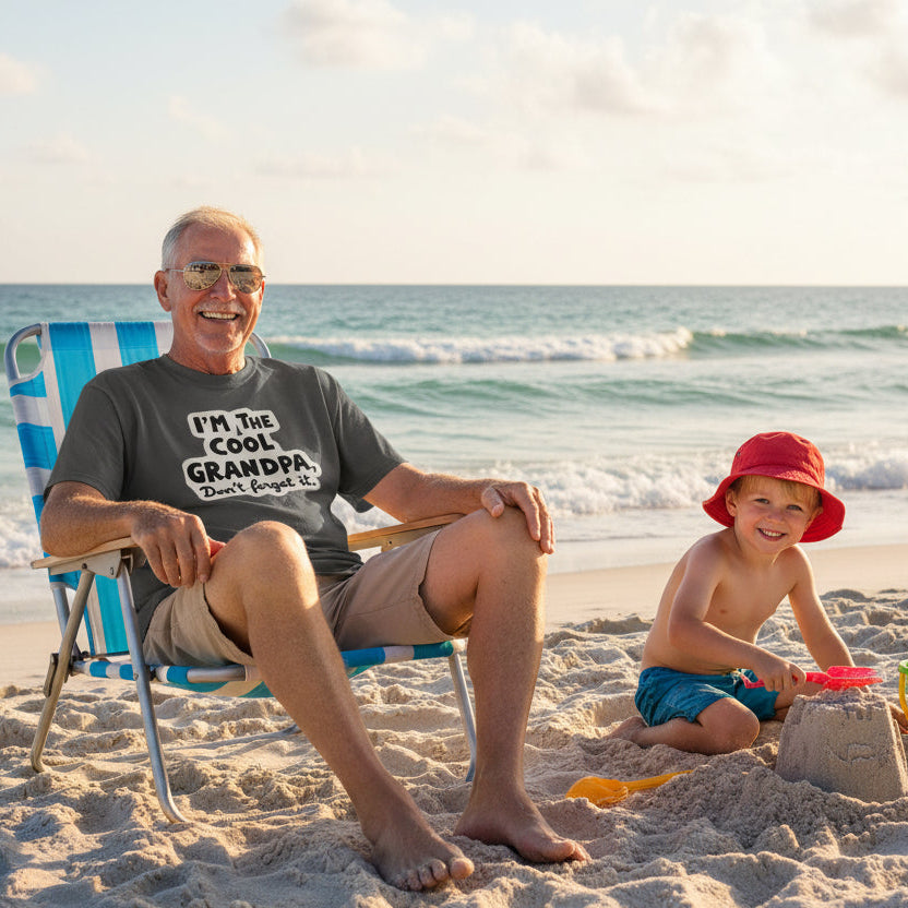I'm the Cool Grandpa T-Shirt — Funny Grandpa Gift, 'Don't Forget It' Vintage-Style Tee