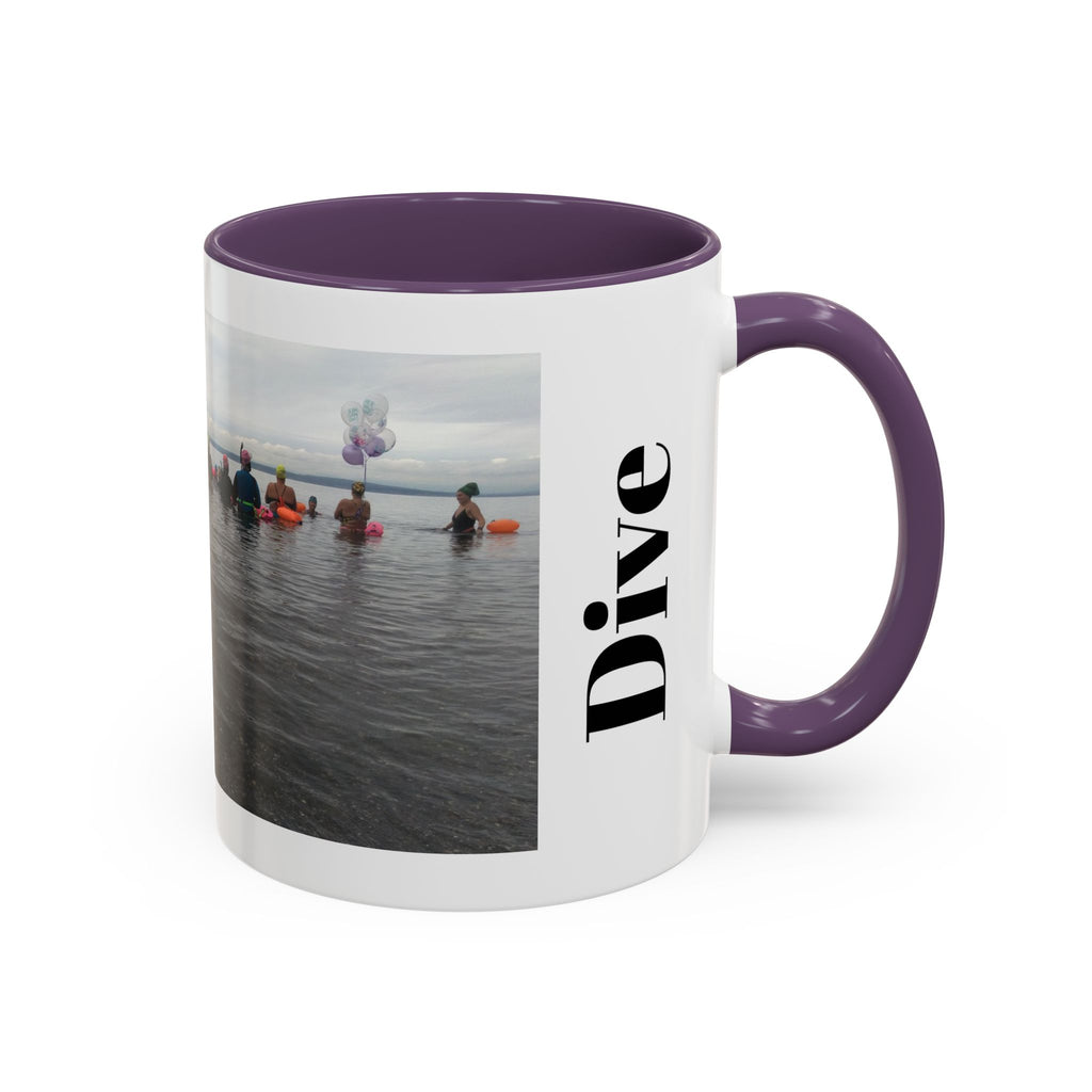 Free Divers Photo Accent Coffee Mug – Scenic Sea Diving Crew 11oz/15oz