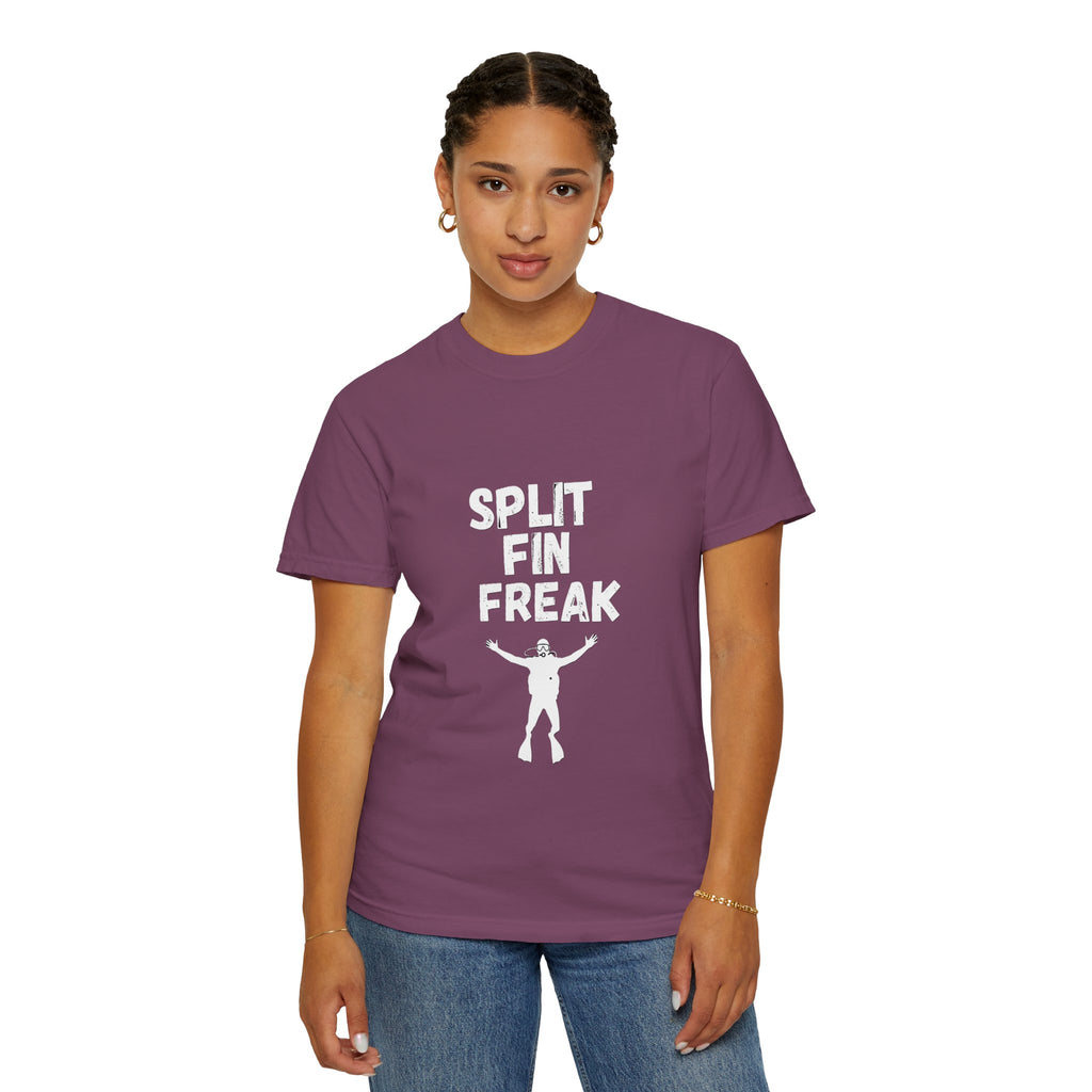 Split Fins T-Shirt — Scuba Diver Freediving Graphic Tee