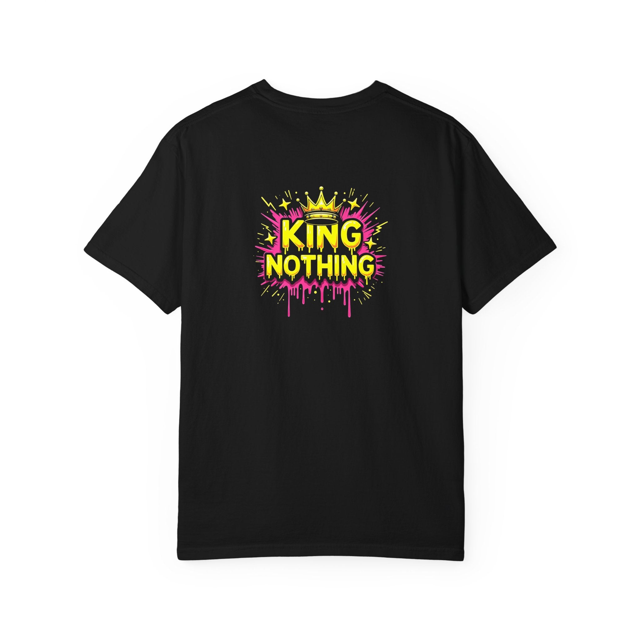 King of Nothing Graphic Tee – Neon Crown Streetwear T‑Shirt