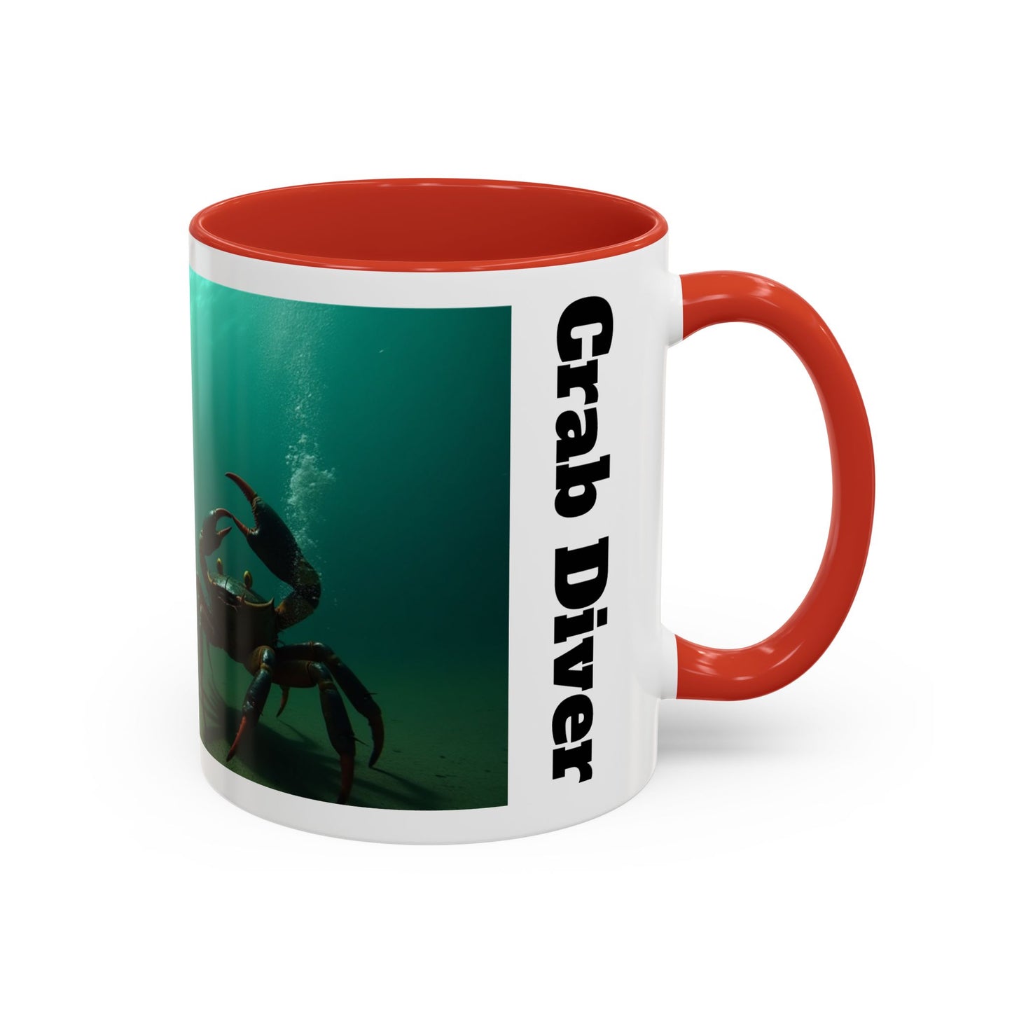 Accent Coffee Mug — "Sometimes You Catch Crab, Sometimes They Catch You"