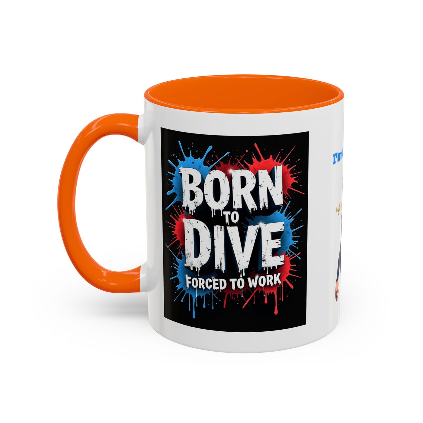 Born to Dive Coffee Mug - 'I'm Certifiable' Scuba Diver Accent Mug (11/15oz)