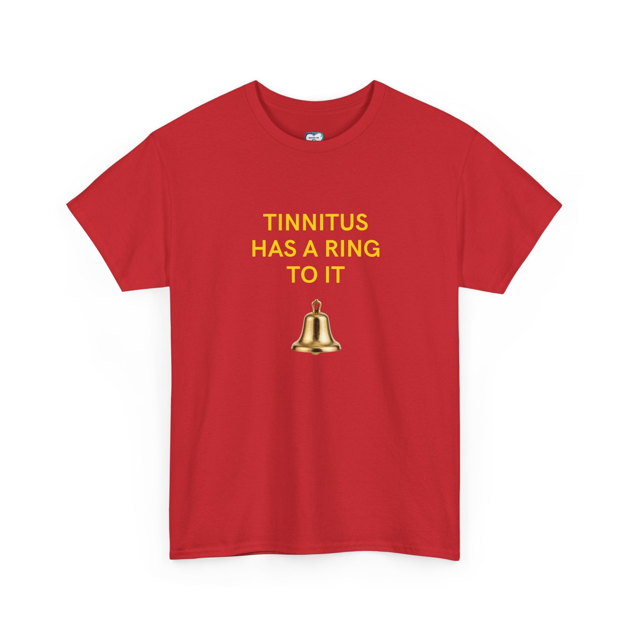 "Tinnitus Has a Ring to It" Graphic Tee (Bell Design)