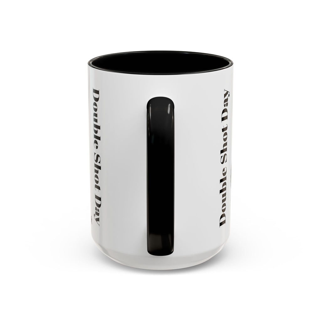 Octopus Coffee Mug — "Double Shot Day" Accent Ceramic Mug (11/15oz)