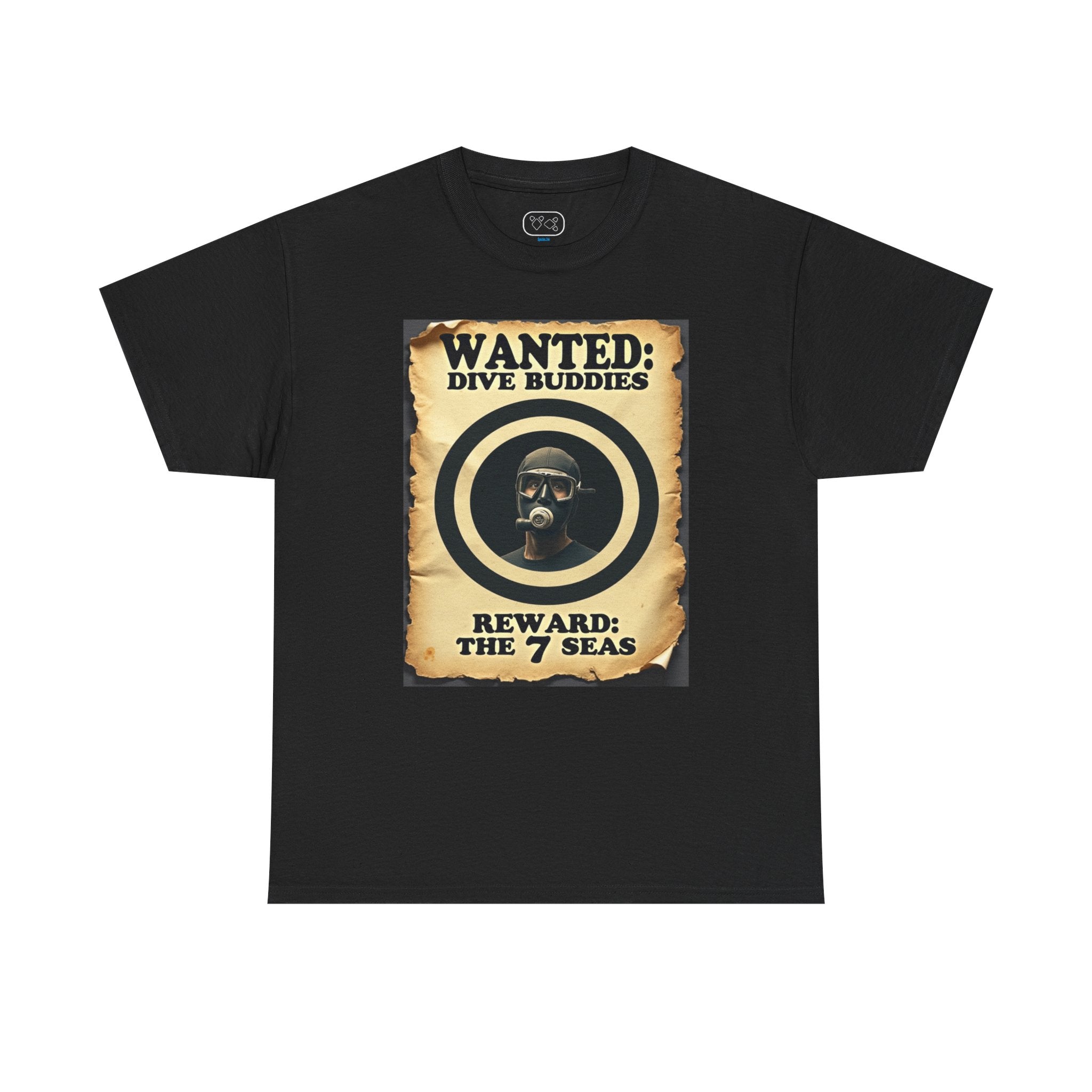 Wanted: Dive Buddies T-Shirt — Vintage Scuba Poster Tee