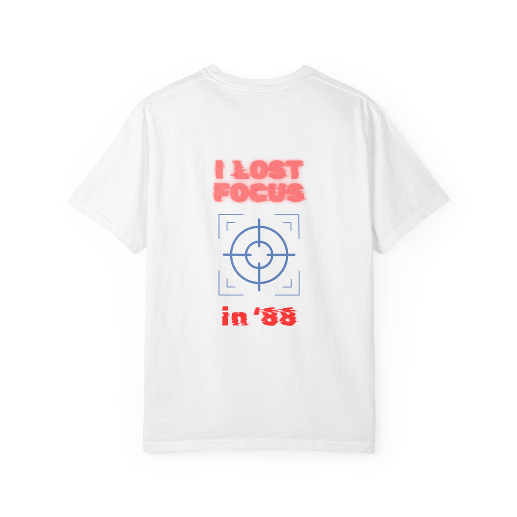 I lost my focus in '88 Tee - Retro Neon Target Graphic T-Shirt
