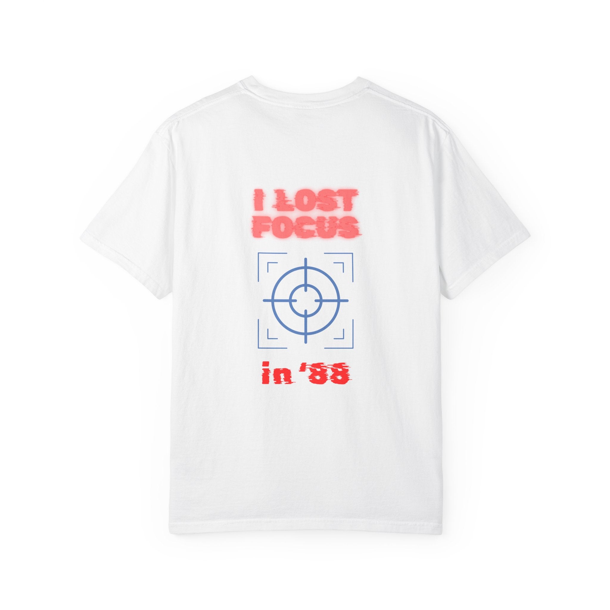 I lost my focus in '88 Tee - Retro Neon Target Graphic T-Shirt