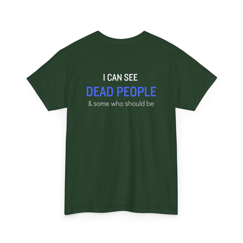 I see ghosts tee — Minimalist Gothic Graphic Shirt