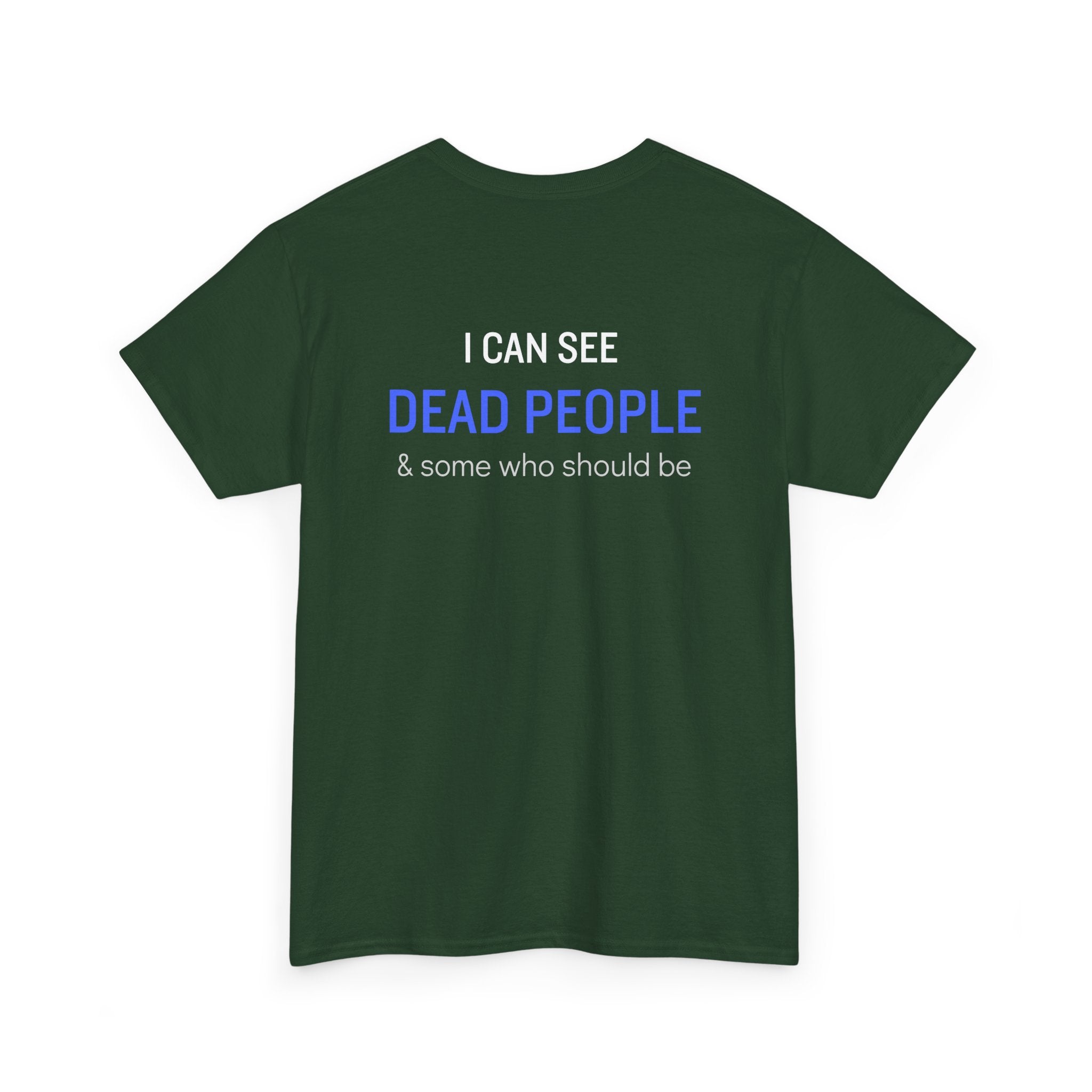 I see ghosts tee — Minimalist Gothic Graphic Shirt